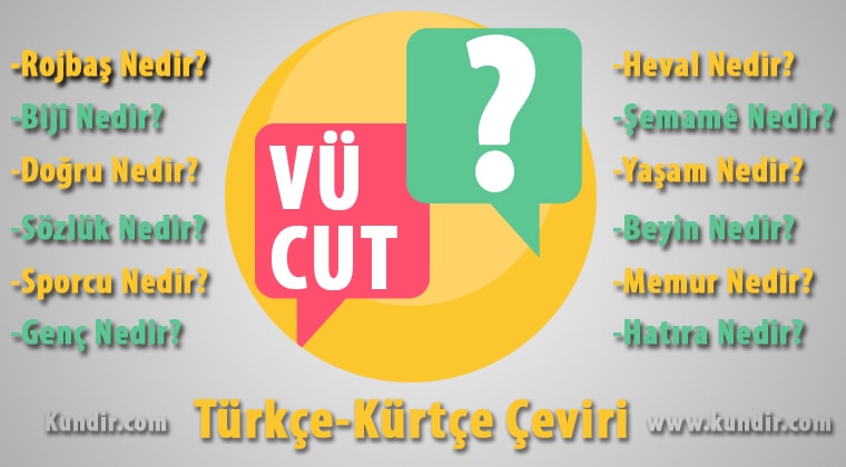 Kürtçe vücut anlamı